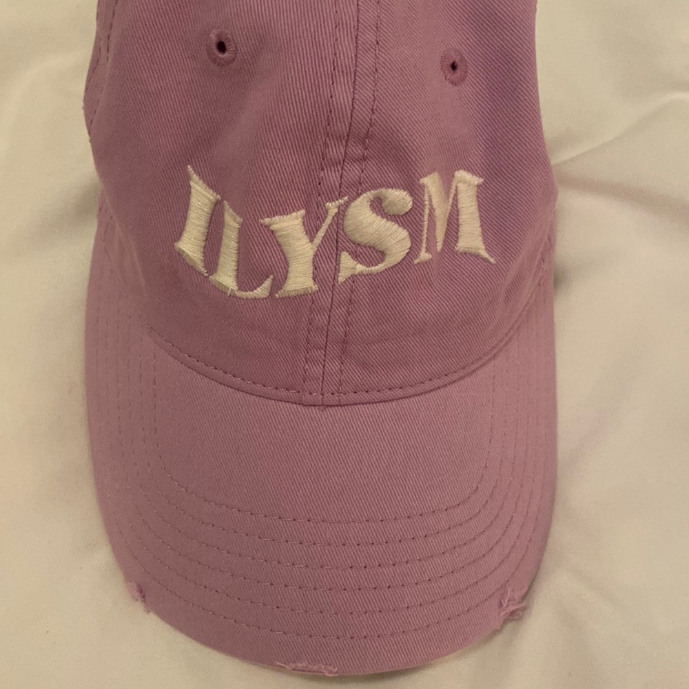 Aerie Distressed ILYSM Ball Cap